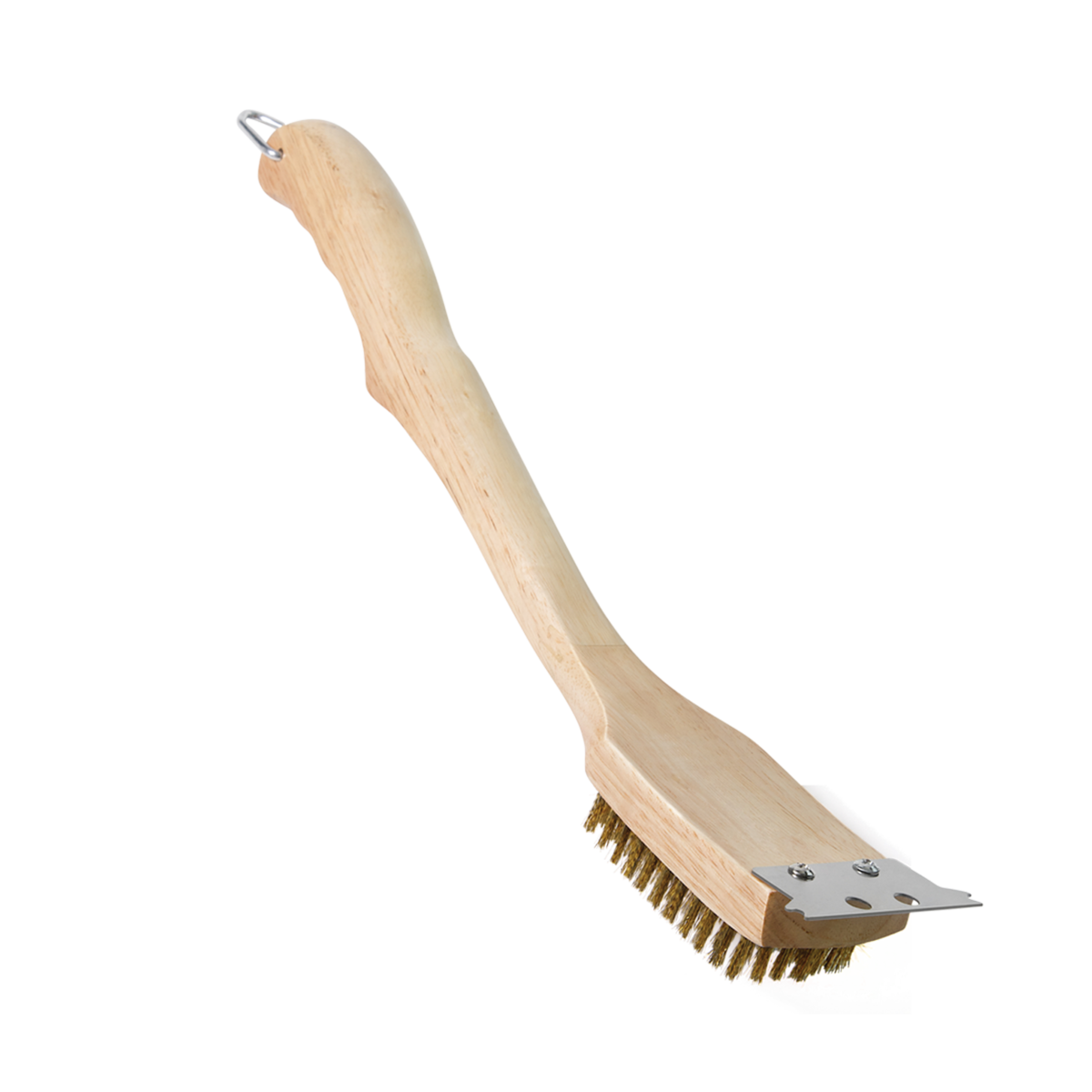 Brosse De Nettoyage Barbecue En Laiton - Pour Grilles Et Casseroles, Manche PVC