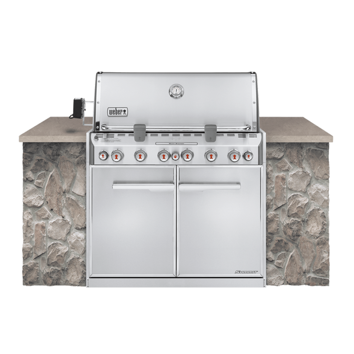 BBQ er Summit S660 encastrable en acier inoxydable au gaz naturel BBQ Québec