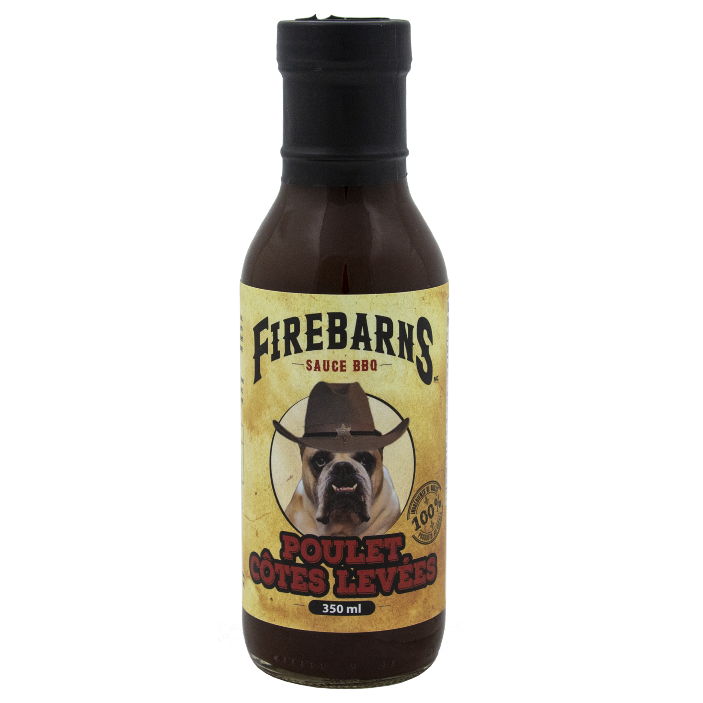 Sauce BBQ Firebarns PouletCotes levées 350ml BBQ Québec