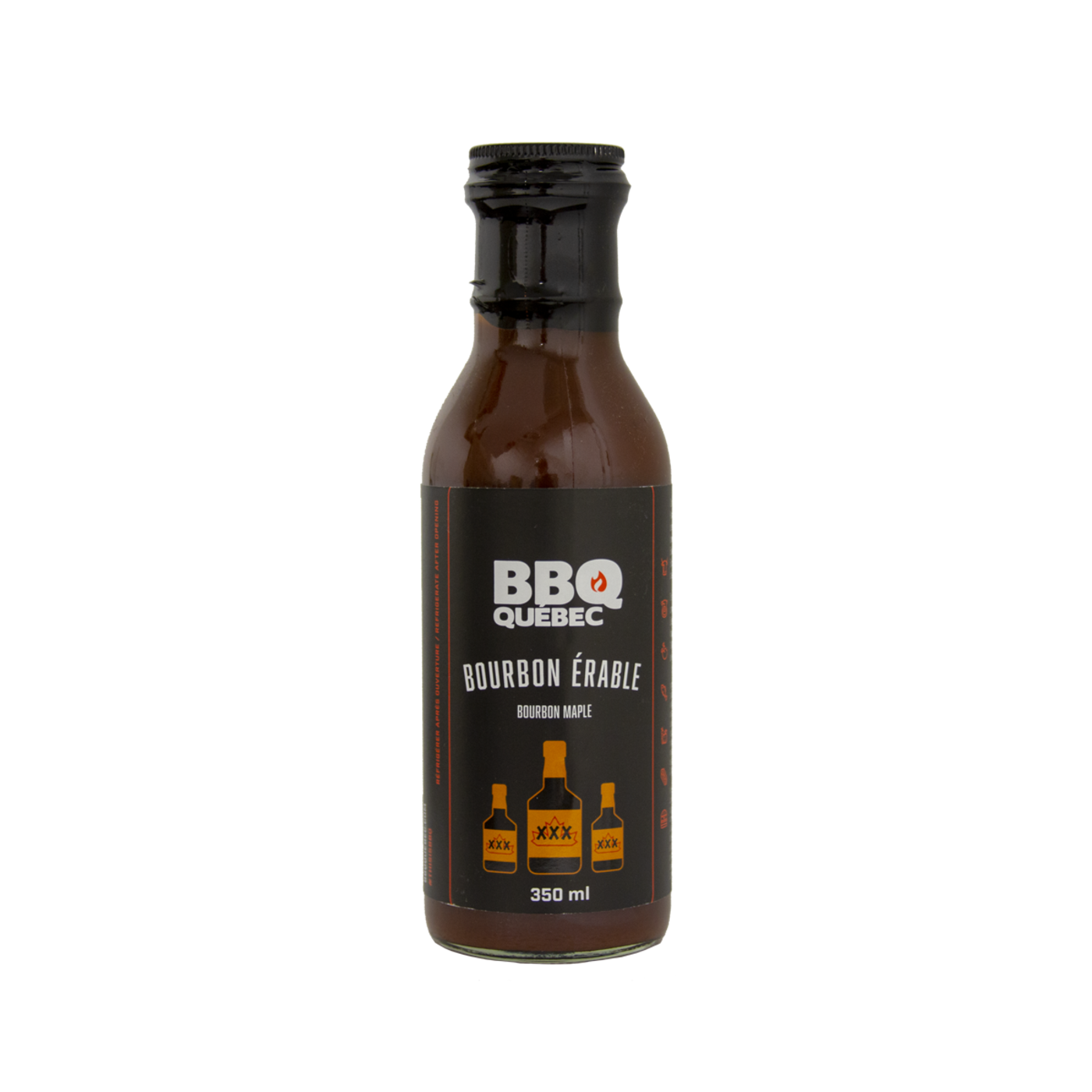 Sauce BBQ Québec Bourbon Érable BBQ Québec