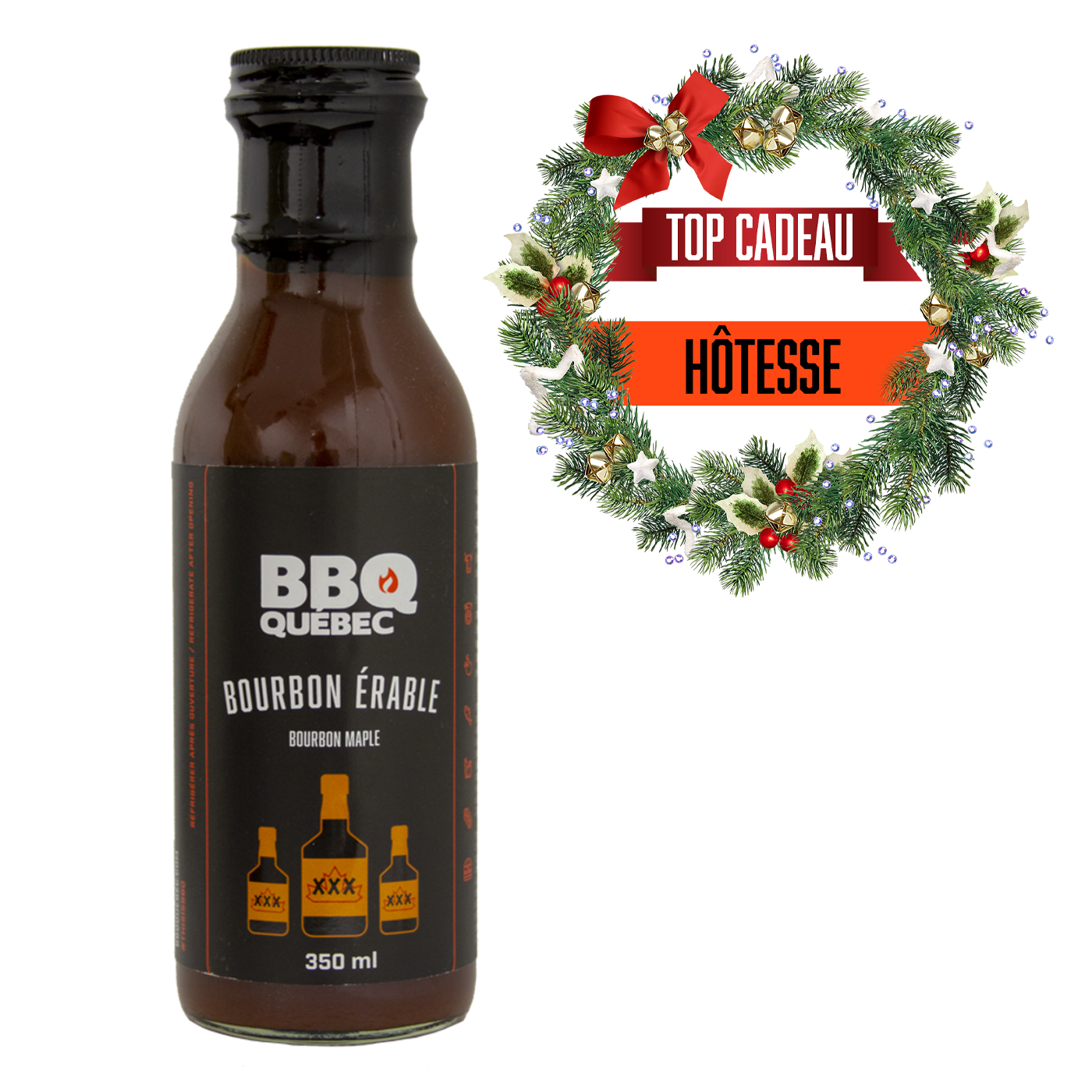 Sauce BBQ Québec Bourbon Érable BBQ Québec