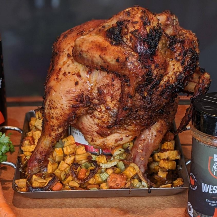 Poulet sur de bière BBQ Québec